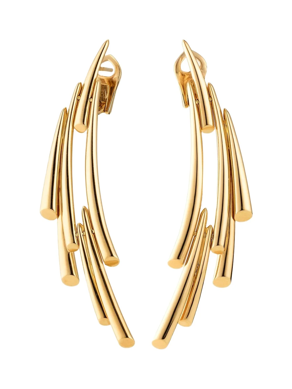 18K Yellow Gold Sheaf Drop Earrings 18K Yellow Gold Sheaf Drop Earrings
