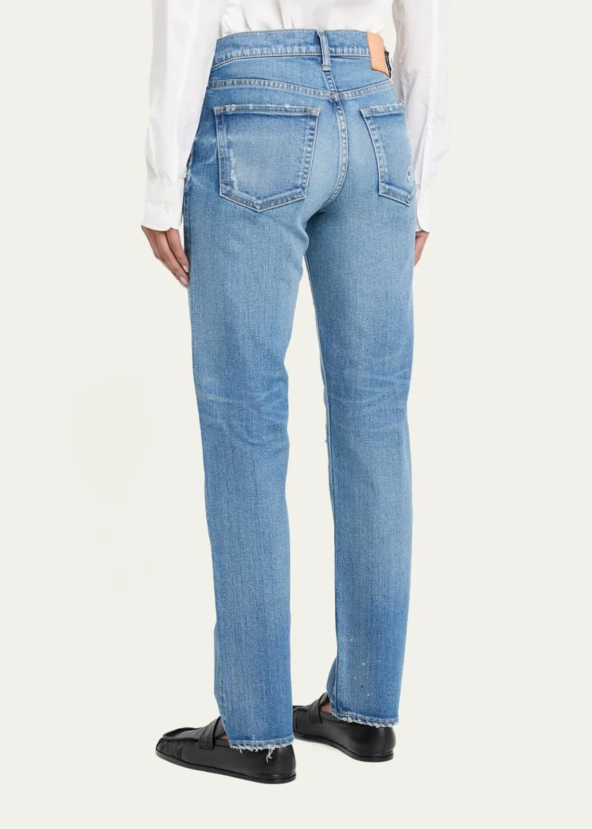Moussy Vintage Slim Straight Jeans | Thumbnail 3