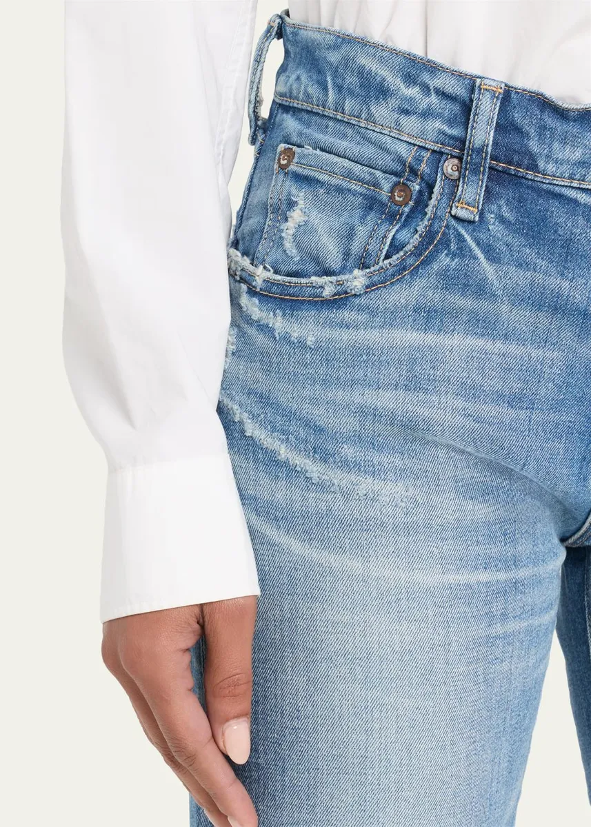 Moussy Vintage Slim Straight Jeans | Thumbnail 5