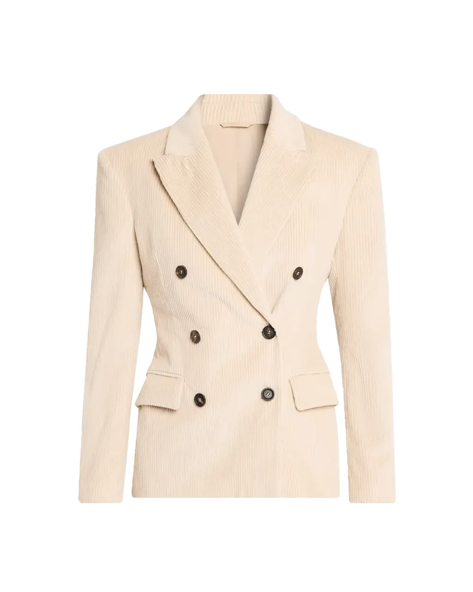 Brunello Cucinelli Cotton Corduroy Double-Breasted Jacket | Thumbnail 2 Brunello Cucinelli Cotton Corduroy Double-Breasted Jacket | Thumbnail 2