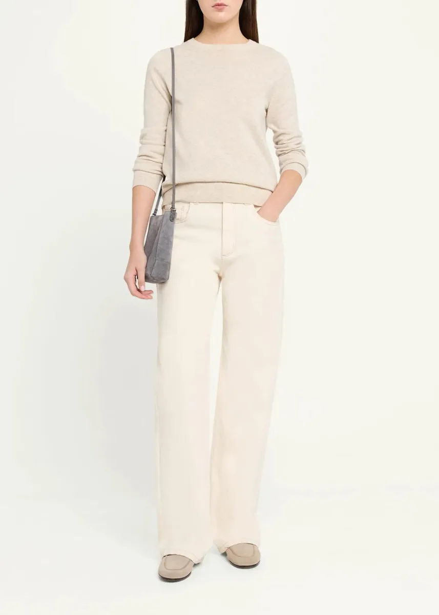 Brunello Cucinelli North-South Suede Crossbody Bag | Thumbnail 5