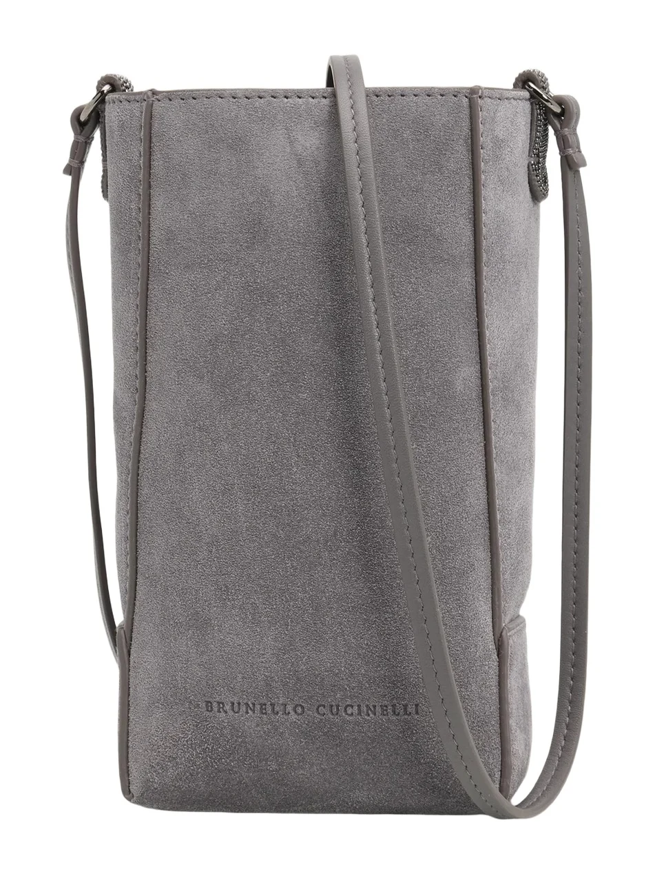 North-South Suede Crossbody Bag North-South Suede Crossbody Bag