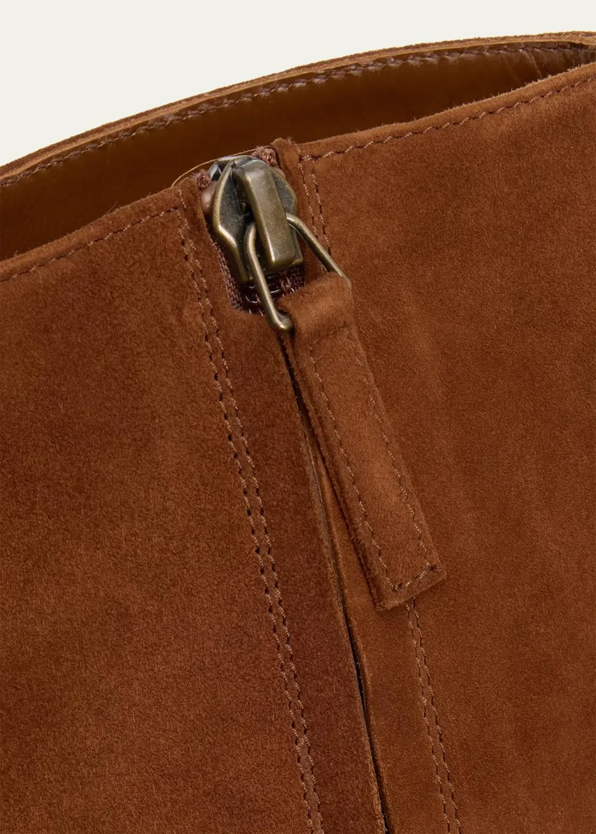 Manolo Blahnik Jaima Suede Ankle Boots | Thumbnail 2 Manolo Blahnik Jaima Suede Ankle Boots | Thumbnail 2