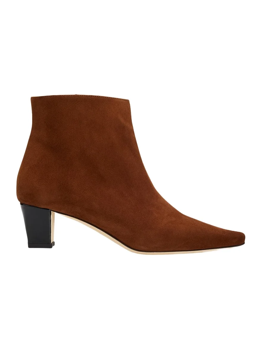 Manolo Blahnik Jaima Suede Ankle Boots