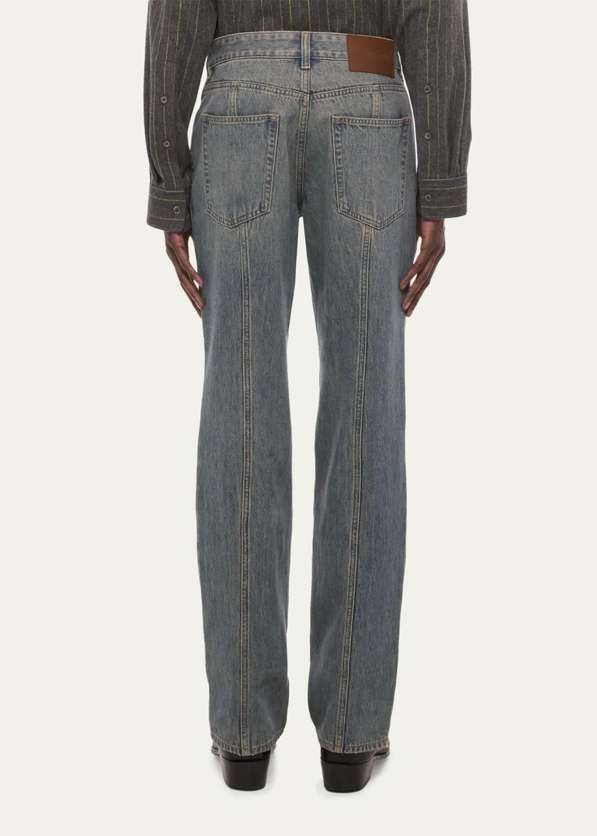 Helmut Lang Men's Vintage Wash Straight-Fit Jeans | Thumbnail 3