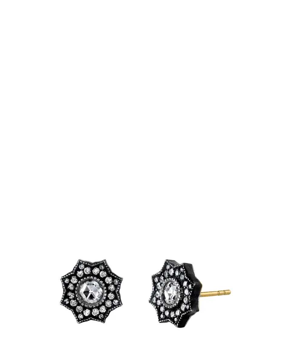 Arman Sarkisyan Louiza Stud Earrings with Rose-Cut Diamonds | Thumbnail 2 Arman Sarkisyan Louiza Stud Earrings with Rose-Cut Diamonds | Thumbnail 2
