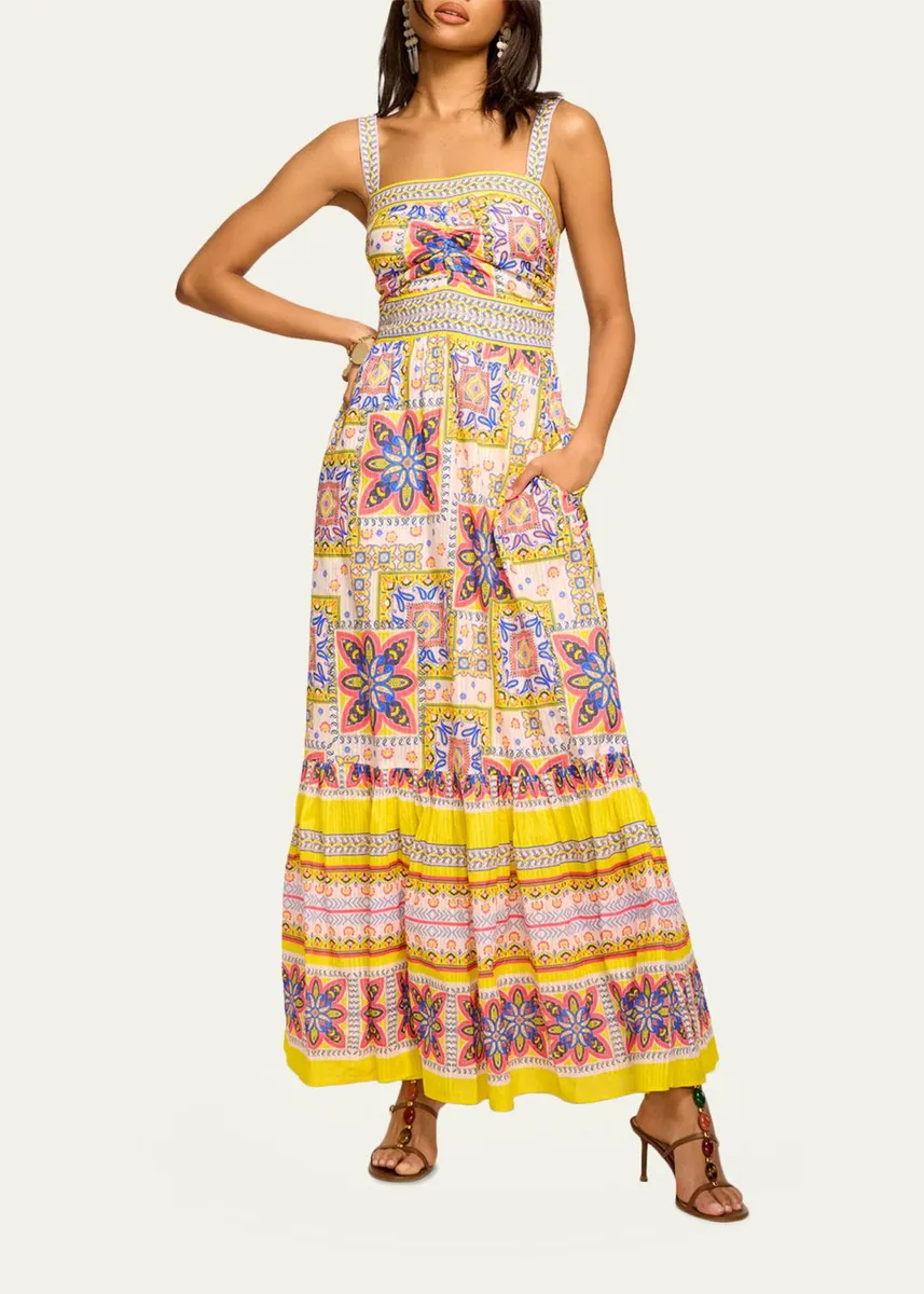 Ramy Brook Alora Printed Cotton Maxi Dress | Thumbnail 2 Ramy Brook Alora Printed Cotton Maxi Dress | Thumbnail 2