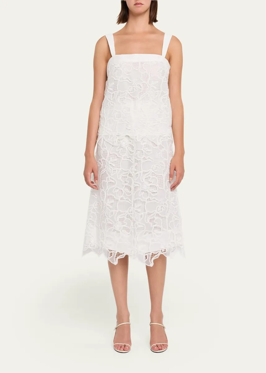 Simkhai Brynn Sleeveless Embroidered Top | Thumbnail 2 Simkhai Brynn Sleeveless Embroidered Top | Thumbnail 2