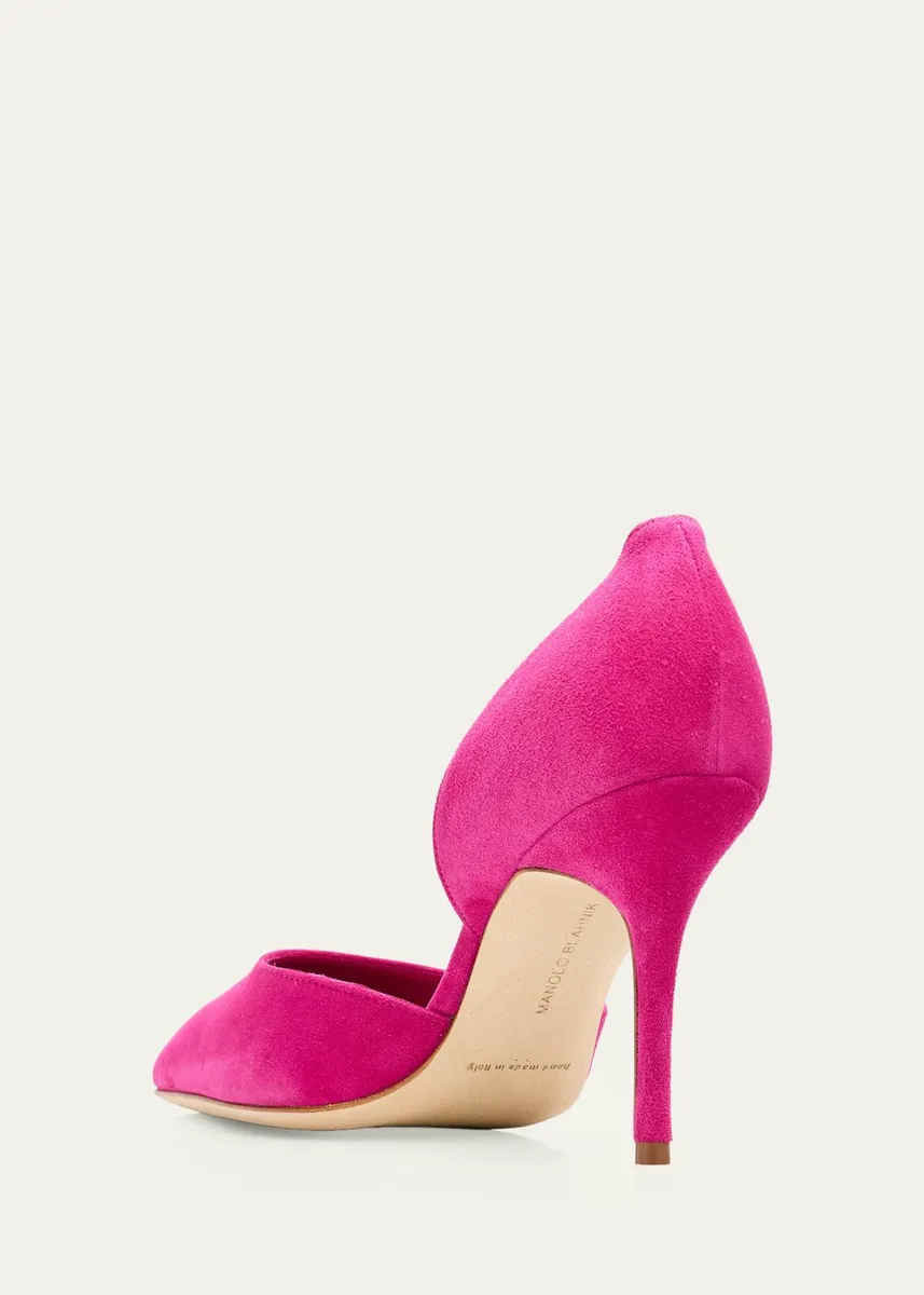 Manolo Blahnik Taylerbinu Suede D'Orsay Pumps | Thumbnail 2 Manolo Blahnik Taylerbinu Suede D'Orsay Pumps | Thumbnail 2