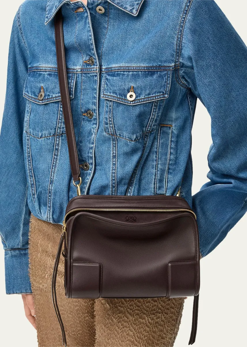 Loewe Amazona 180 Small Leather Top-Handle Bag | Thumbnail 2 Loewe Amazona 180 Small Leather Top-Handle Bag | Thumbnail 2
