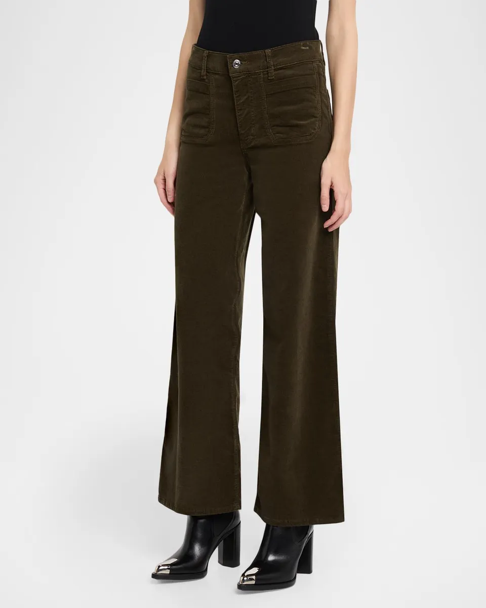 Frame Le Slim Palazzo Modernist Pocket Corduroy Jeans | Thumbnail 4 Frame Le Slim Palazzo Modernist Pocket Corduroy Jeans | Thumbnail 4