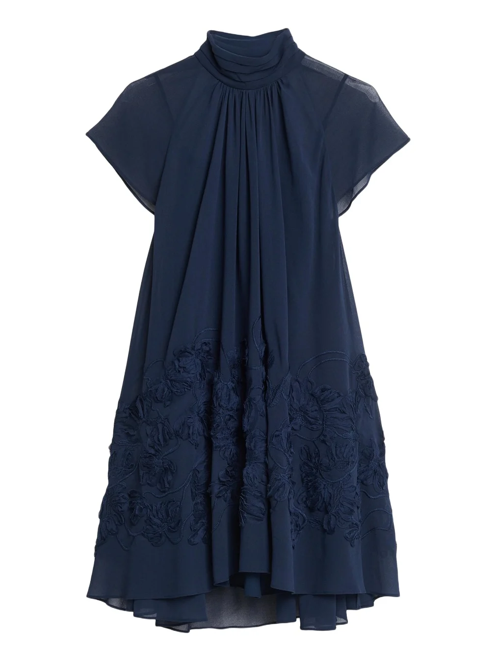 Aveil Embroidered Organza Mini Dress Aveil Embroidered Organza Mini Dress