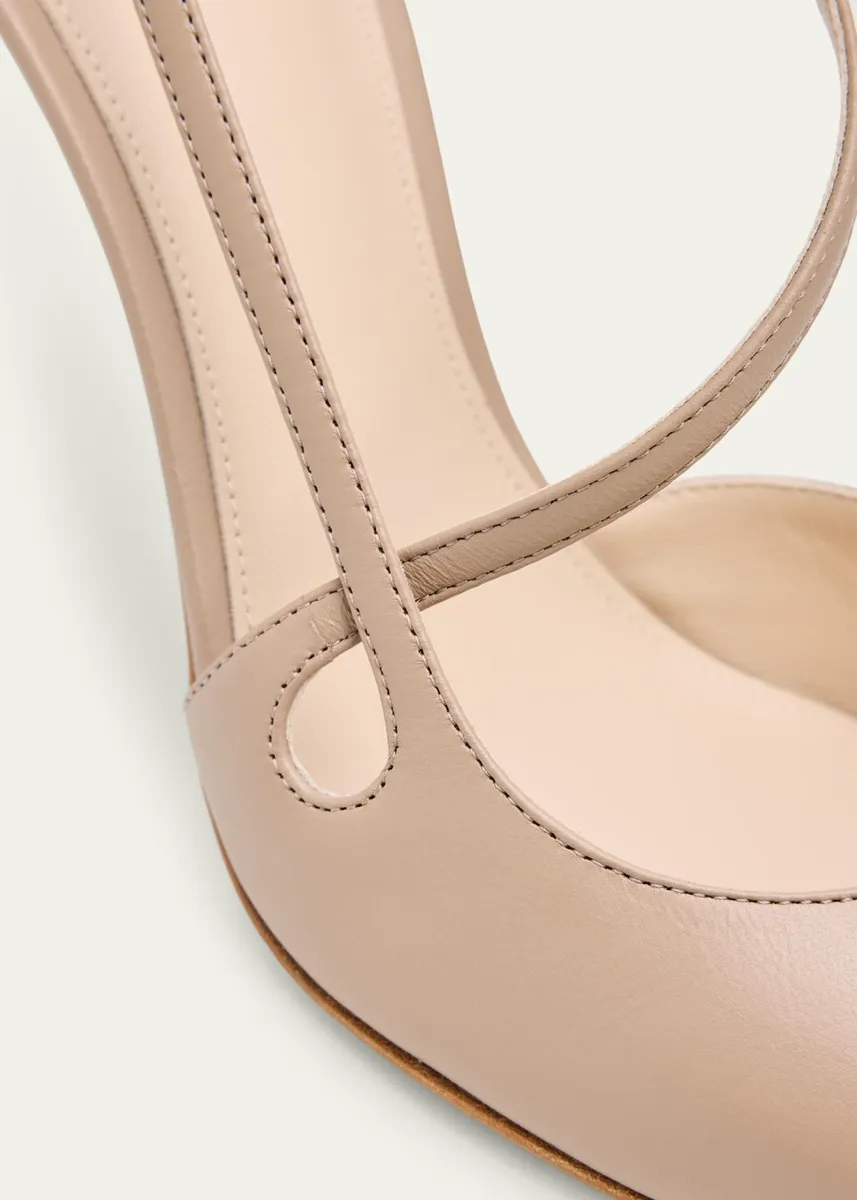 Alexandre Birman 85mm Renee Leather d'Orsay Pumps | Thumbnail 5