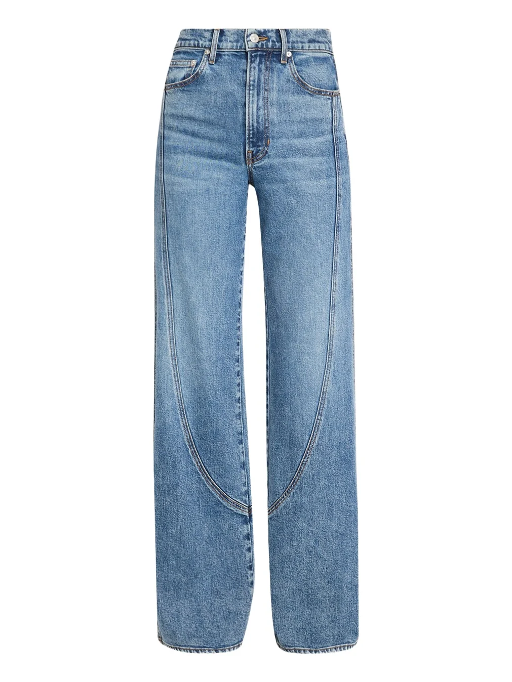 Veronica Beard Taylor Godet Wide-Leg Jeans