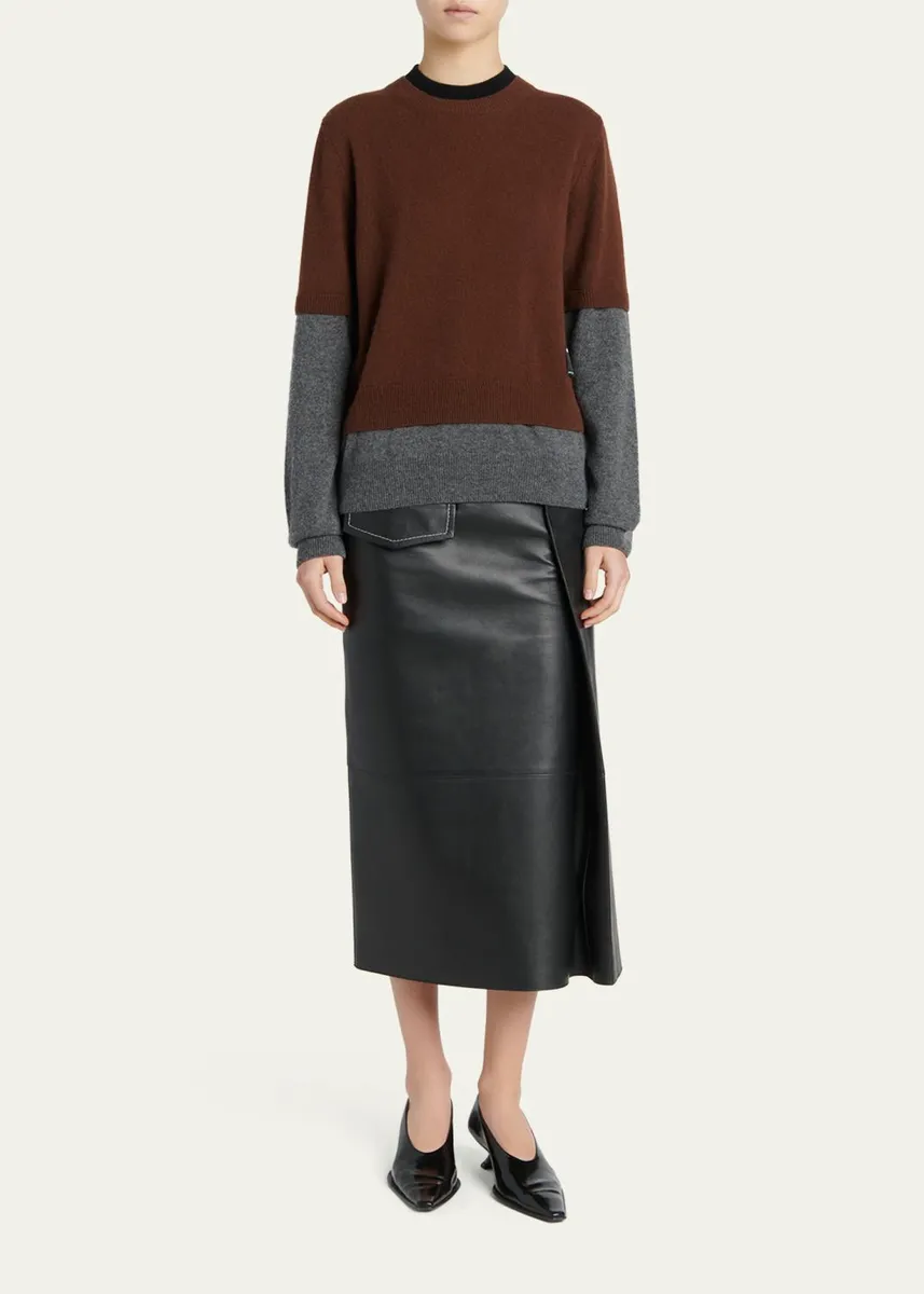 Marni Double-Layered Cashmere Sweater | Thumbnail 2 Marni Double-Layered Cashmere Sweater | Thumbnail 2