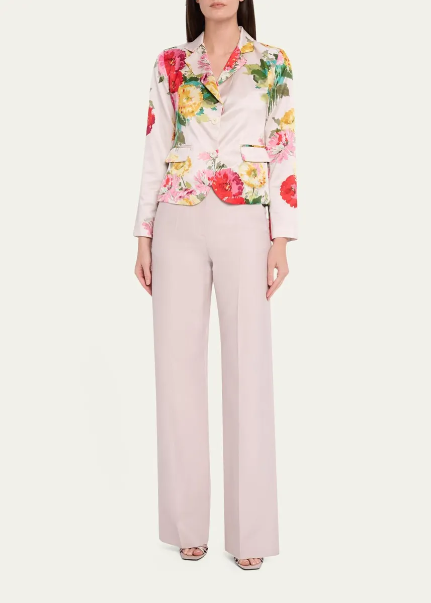 Libertine Pat Nixon Silk Single-Breasted Classic Jacket | Thumbnail 2 Libertine Pat Nixon Silk Single-Breasted Classic Jacket | Thumbnail 2