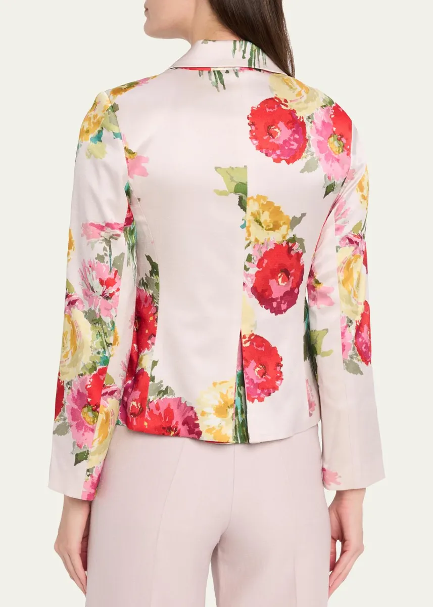 Libertine Pat Nixon Silk Single-Breasted Classic Jacket | Thumbnail 3 Libertine Pat Nixon Silk Single-Breasted Classic Jacket | Thumbnail 3