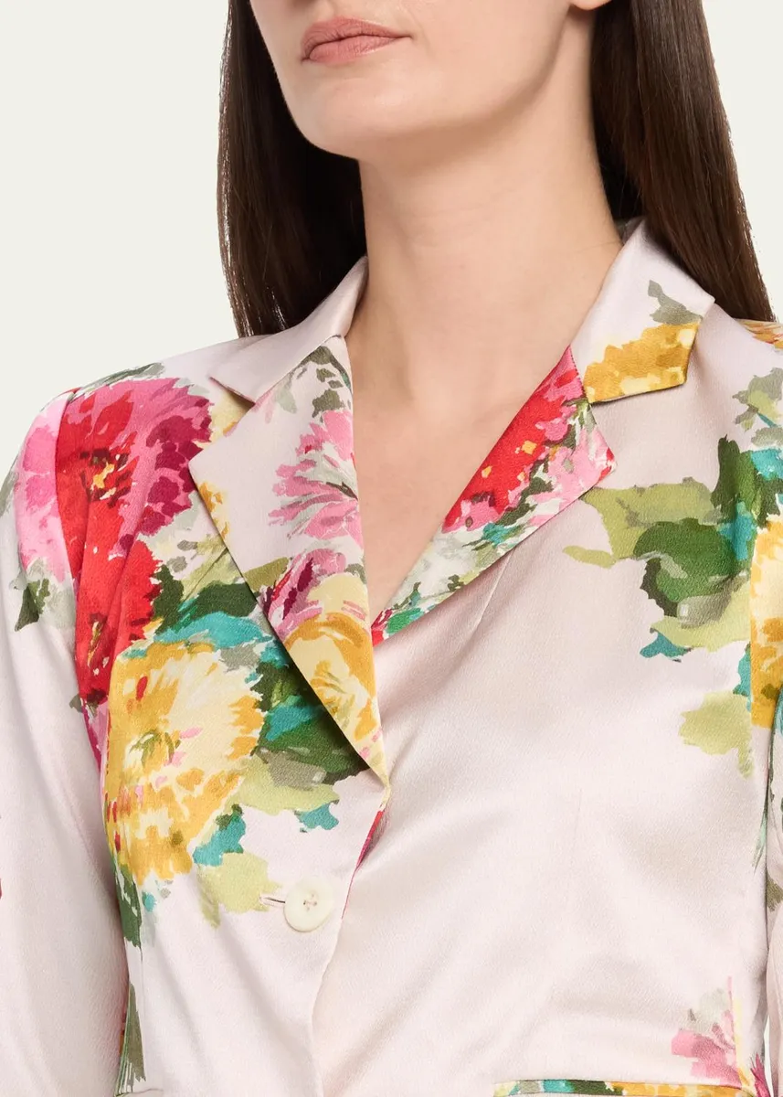 Libertine Pat Nixon Silk Single-Breasted Classic Jacket | Thumbnail 5 Libertine Pat Nixon Silk Single-Breasted Classic Jacket | Thumbnail 5