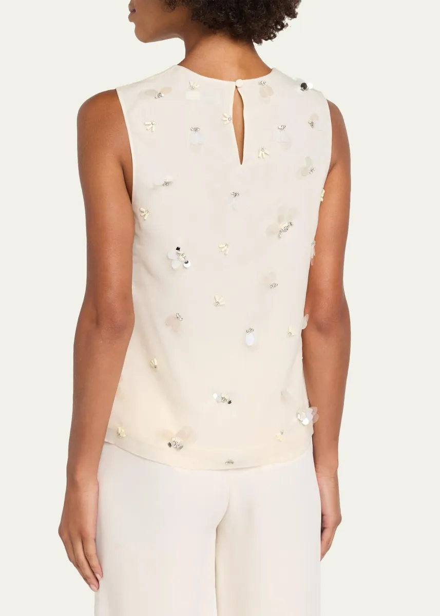 Simkhai Celia Sequined Sleeveless Top | Thumbnail 3 Simkhai Celia Sequined Sleeveless Top | Thumbnail 3