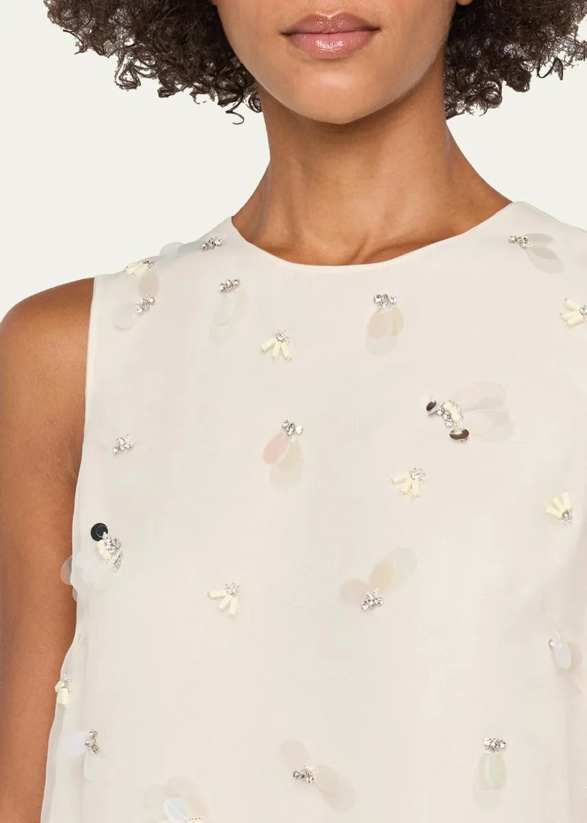 Simkhai Celia Sequined Sleeveless Top | Thumbnail 5 Simkhai Celia Sequined Sleeveless Top | Thumbnail 5