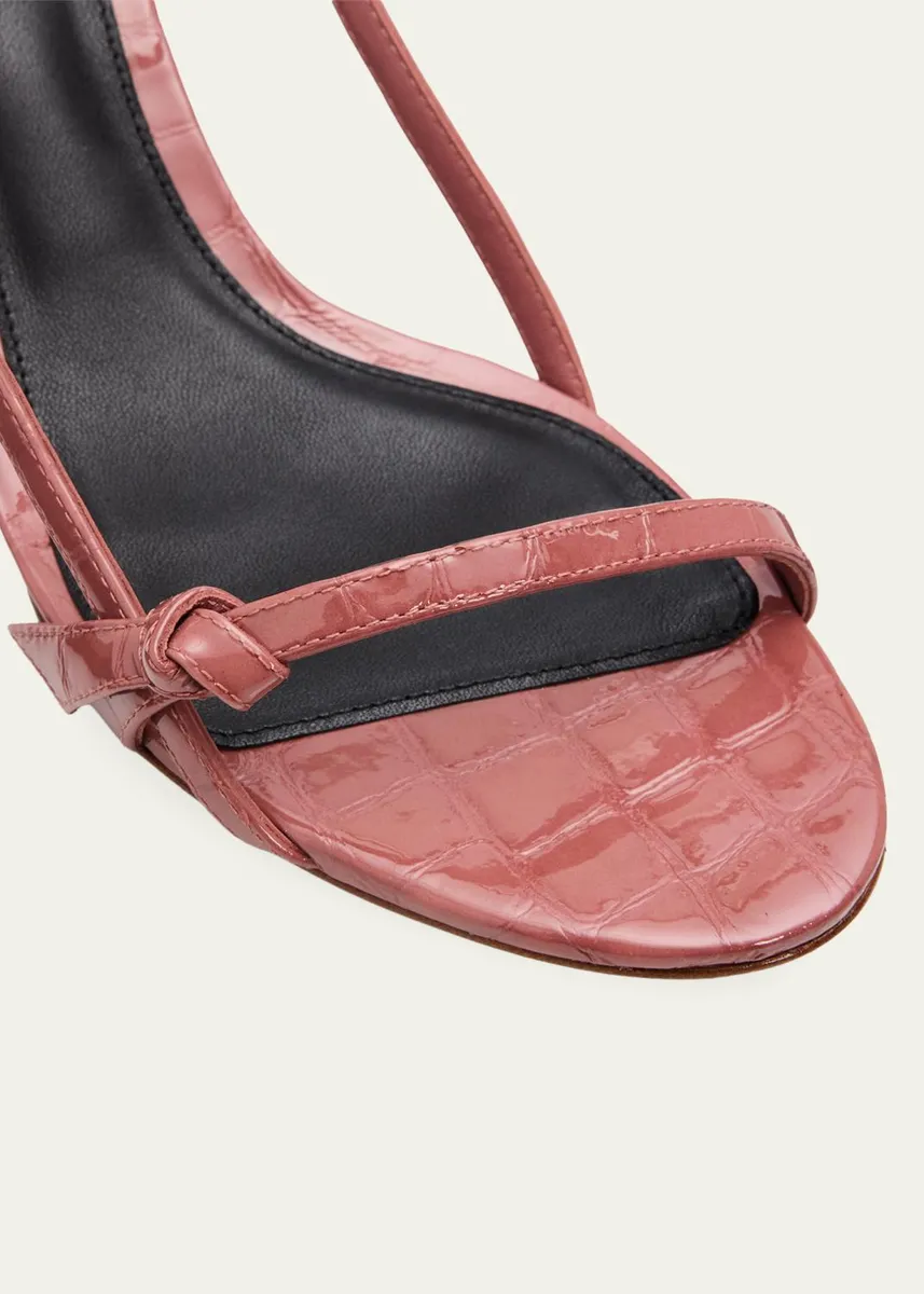 Alexandre Birman 50mm Clarita Caged Croc-Embossed Leather Sandals | Thumbnail 5 Alexandre Birman 50mm Clarita Caged Croc-Embossed Leather Sandals | Thumbnail 5