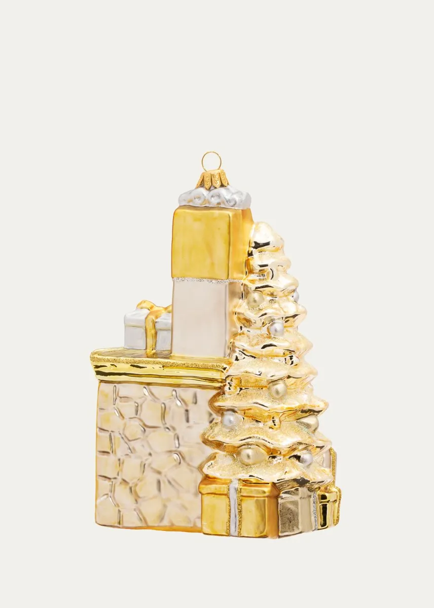 John Huras Tree Clock Glass Ornament | Thumbnail 2 John Huras Tree Clock Glass Ornament | Thumbnail 2