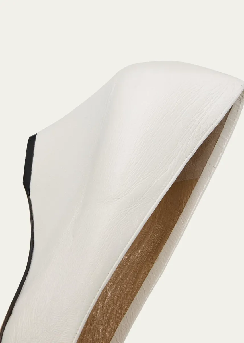 The Row 50mm Liisa Leather Wedge Pumps | Thumbnail 5 The Row 50mm Liisa Leather Wedge Pumps | Thumbnail 5