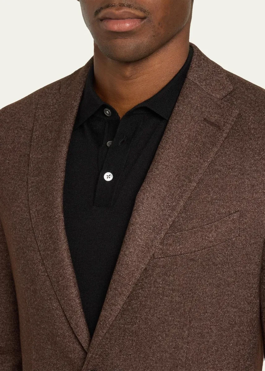 Boglioli Men's K-Jacket Silk and Cashmere Jersey Knit Sport Coat | Thumbnail 5 Boglioli Men's K-Jacket Silk and Cashmere Jersey Knit Sport Coat | Thumbnail 5
