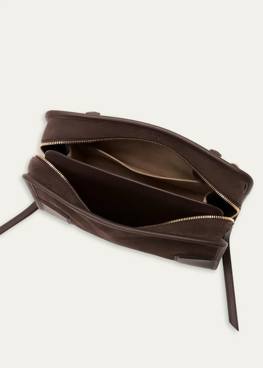 Loewe Amazona 180 Medium Top-Handle Bag in Suede | Thumbnail 4 Loewe Amazona 180 Medium Top-Handle Bag in Suede | Thumbnail 4