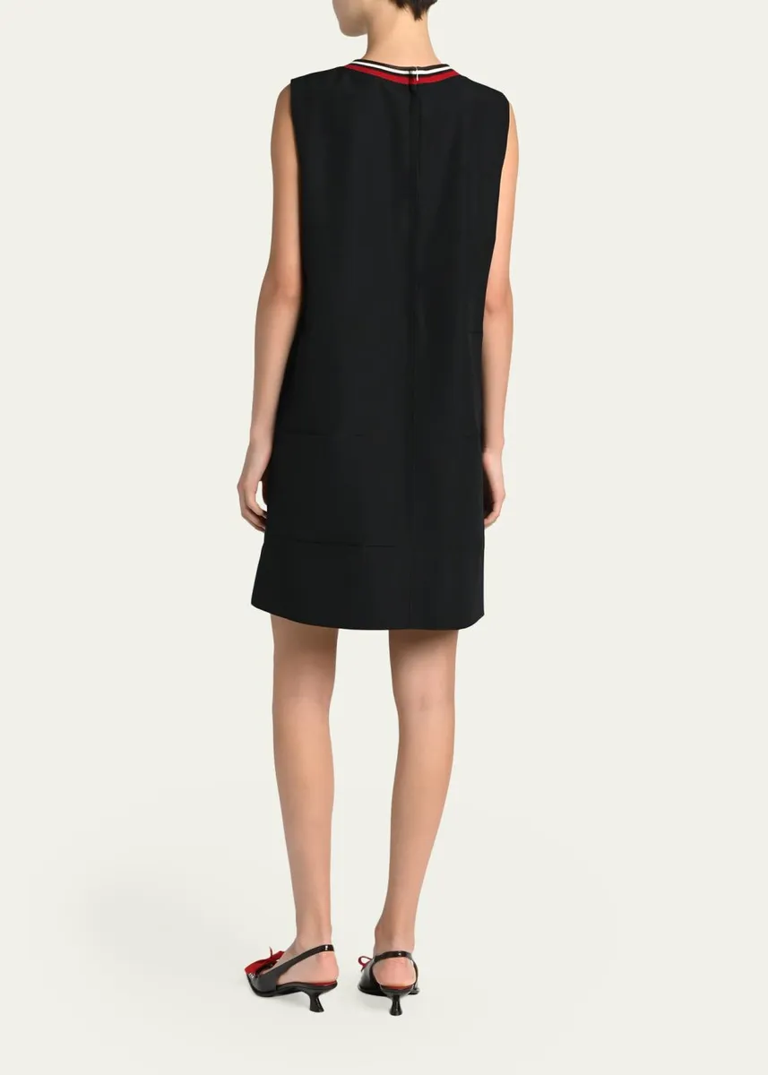 Marni Sleeveless Wool Mini Dress | Thumbnail 3