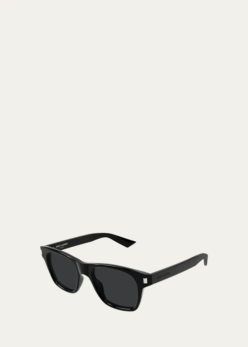 Saint Laurent Men's Square Acetate Sunglasses | Thumbnail 2 Saint Laurent Men's Square Acetate Sunglasses | Thumbnail 2