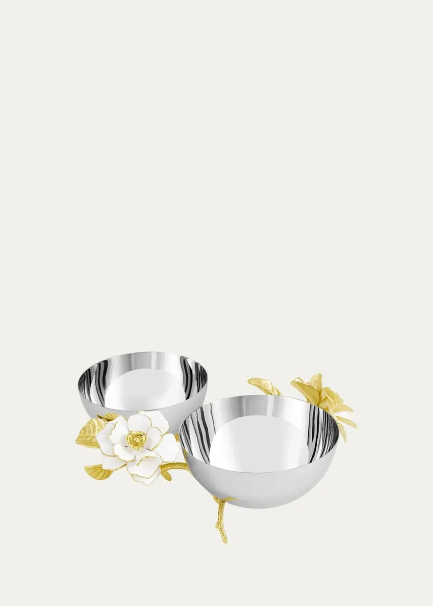 Michael Aram Gardenia Double Dish | Thumbnail 2 Michael Aram Gardenia Double Dish | Thumbnail 2