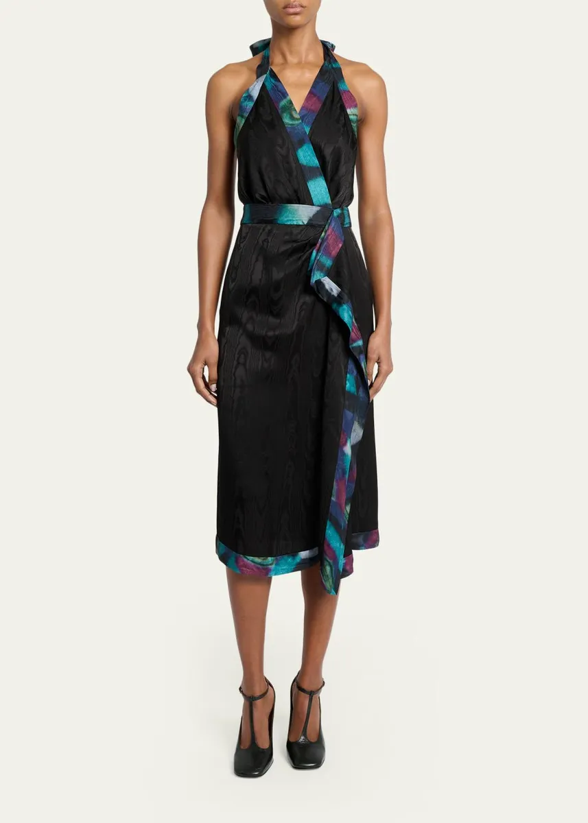 Dries Van Noten Dole Bis Halter Midi Dress | Thumbnail 2