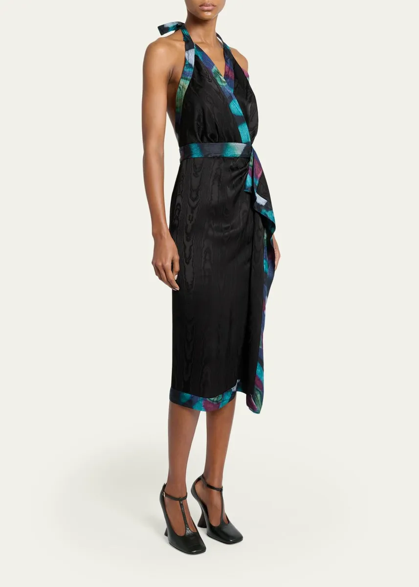 Dries Van Noten Dole Bis Halter Midi Dress | Thumbnail 4