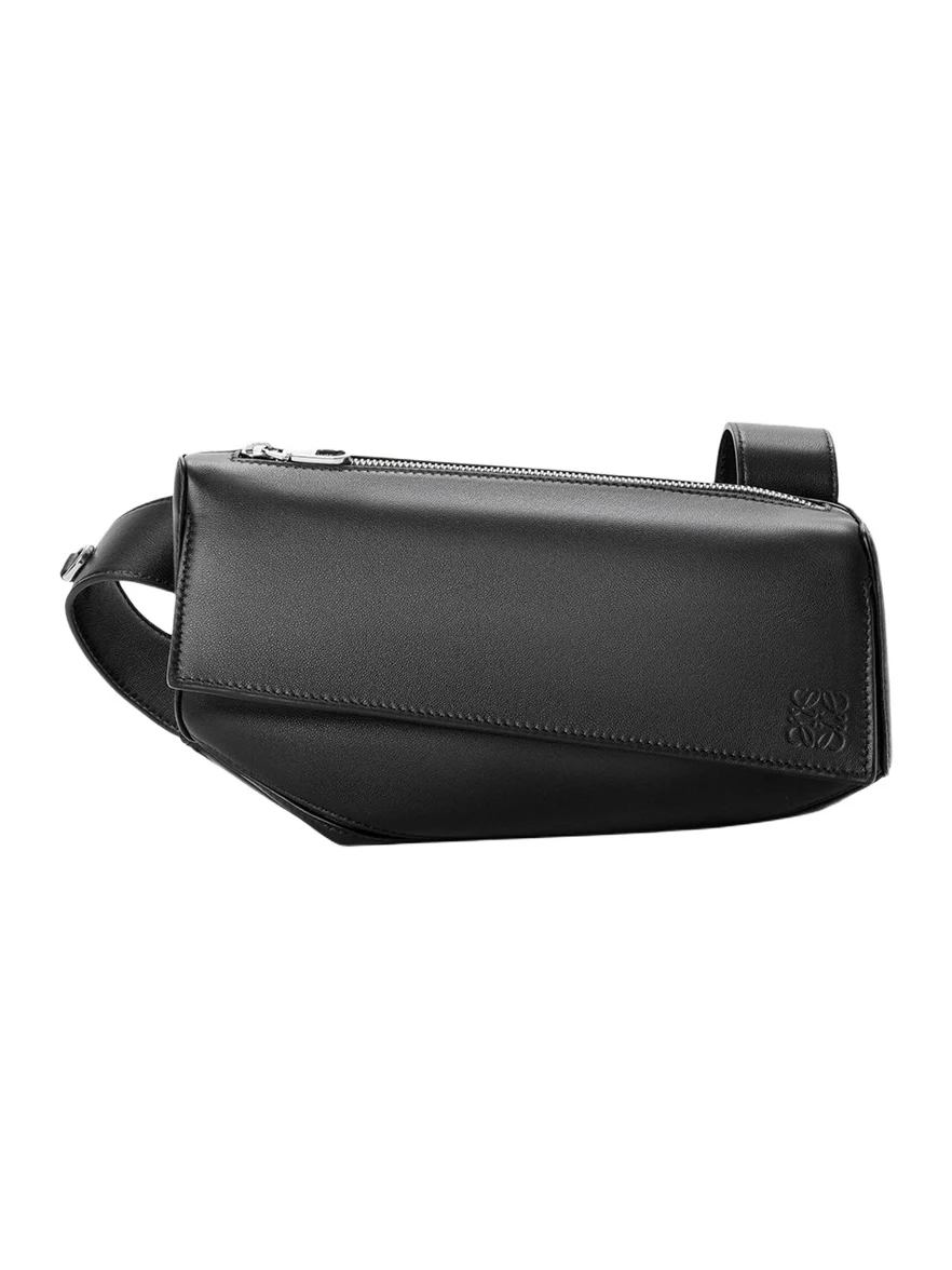 Loewe Men's Puzzle Featherlight Leather Crossbody Bag