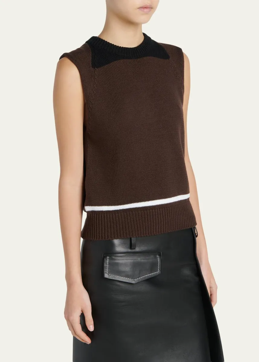 Marni Crewneck Sleeveless Sweater | Thumbnail 4 Marni Crewneck Sleeveless Sweater | Thumbnail 4
