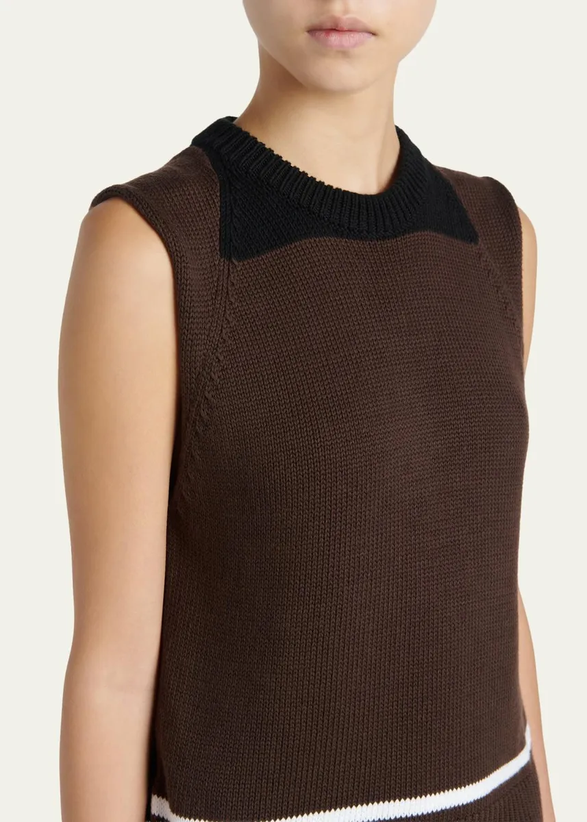 Marni Crewneck Sleeveless Sweater | Thumbnail 5 Marni Crewneck Sleeveless Sweater | Thumbnail 5