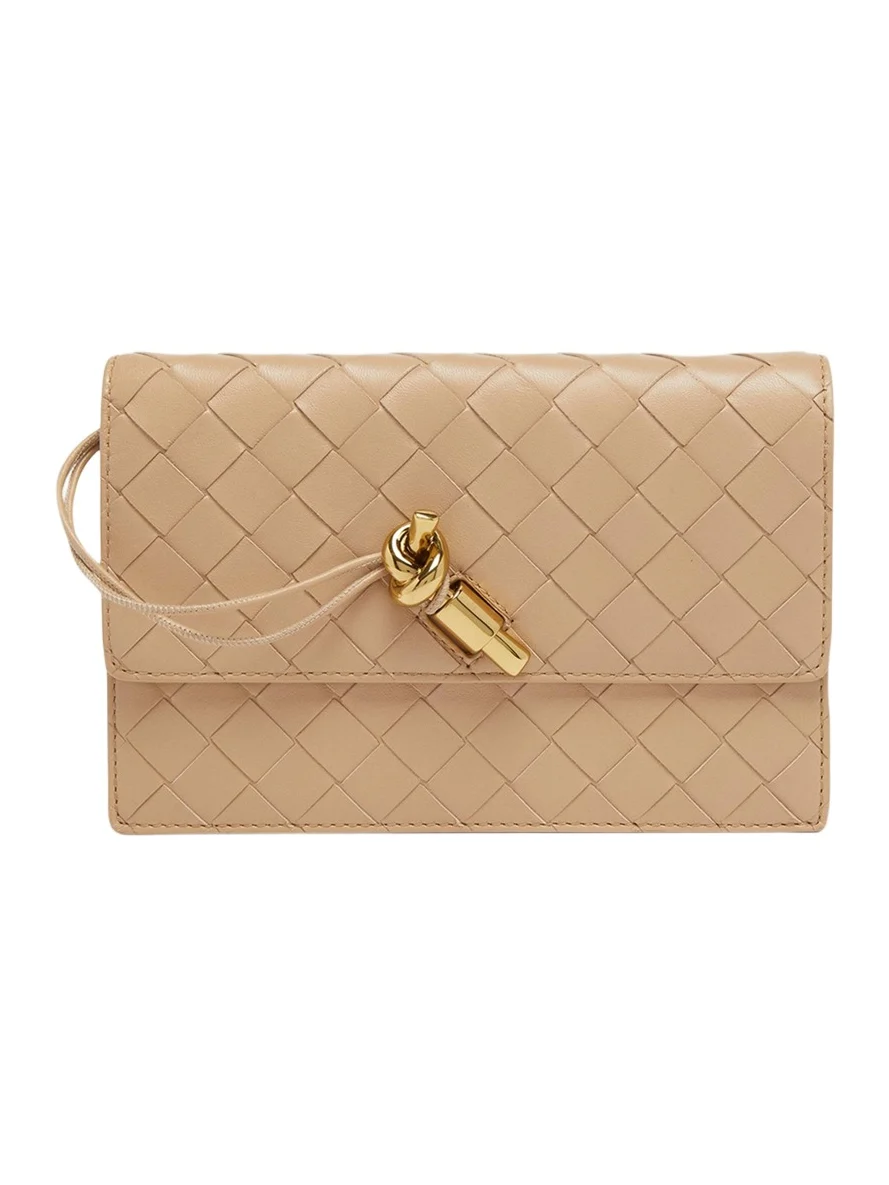 Andiamo Leather Chain Pouch Bag Andiamo Leather Chain Pouch Bag