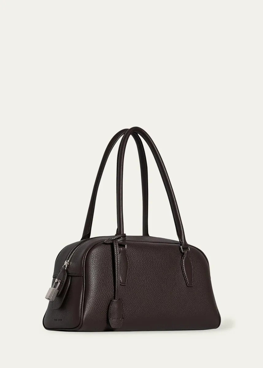 The Row India Small East-West Leather Bowling Shoulder Bag | Thumbnail 2 The Row India Small East-West Leather Bowling Shoulder Bag | Thumbnail 2