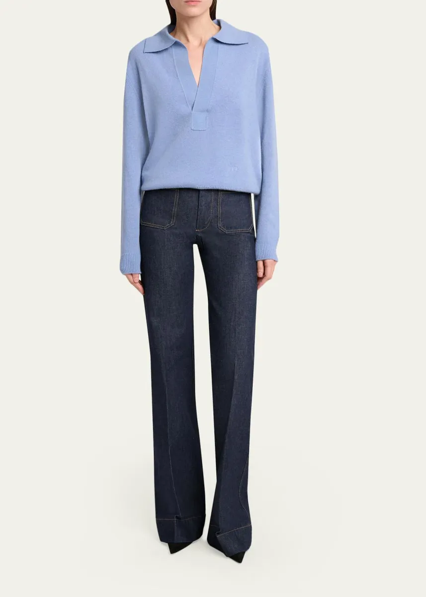 Victoria Beckham Polo Collar Jumper Sweater | Thumbnail 2 Victoria Beckham Polo Collar Jumper Sweater | Thumbnail 2