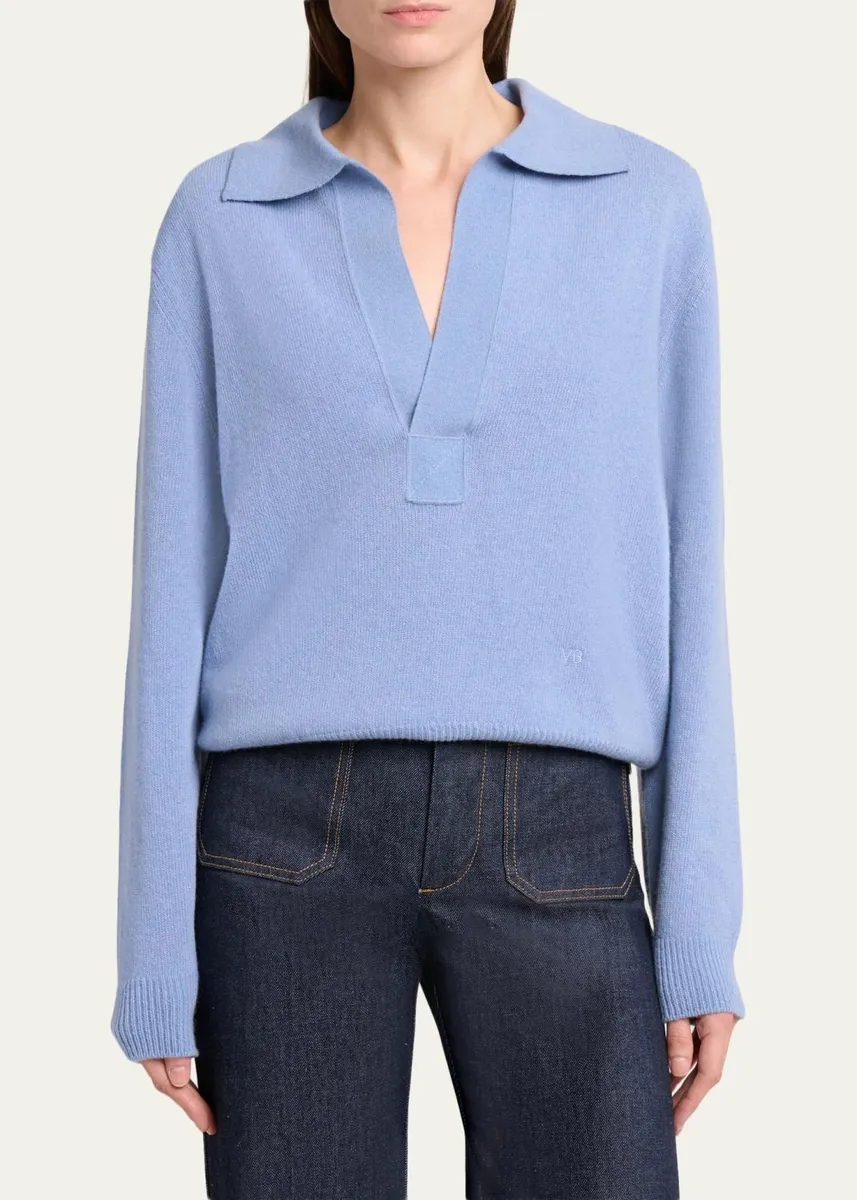 Victoria Beckham Polo Collar Jumper Sweater | Thumbnail 4 Victoria Beckham Polo Collar Jumper Sweater | Thumbnail 4