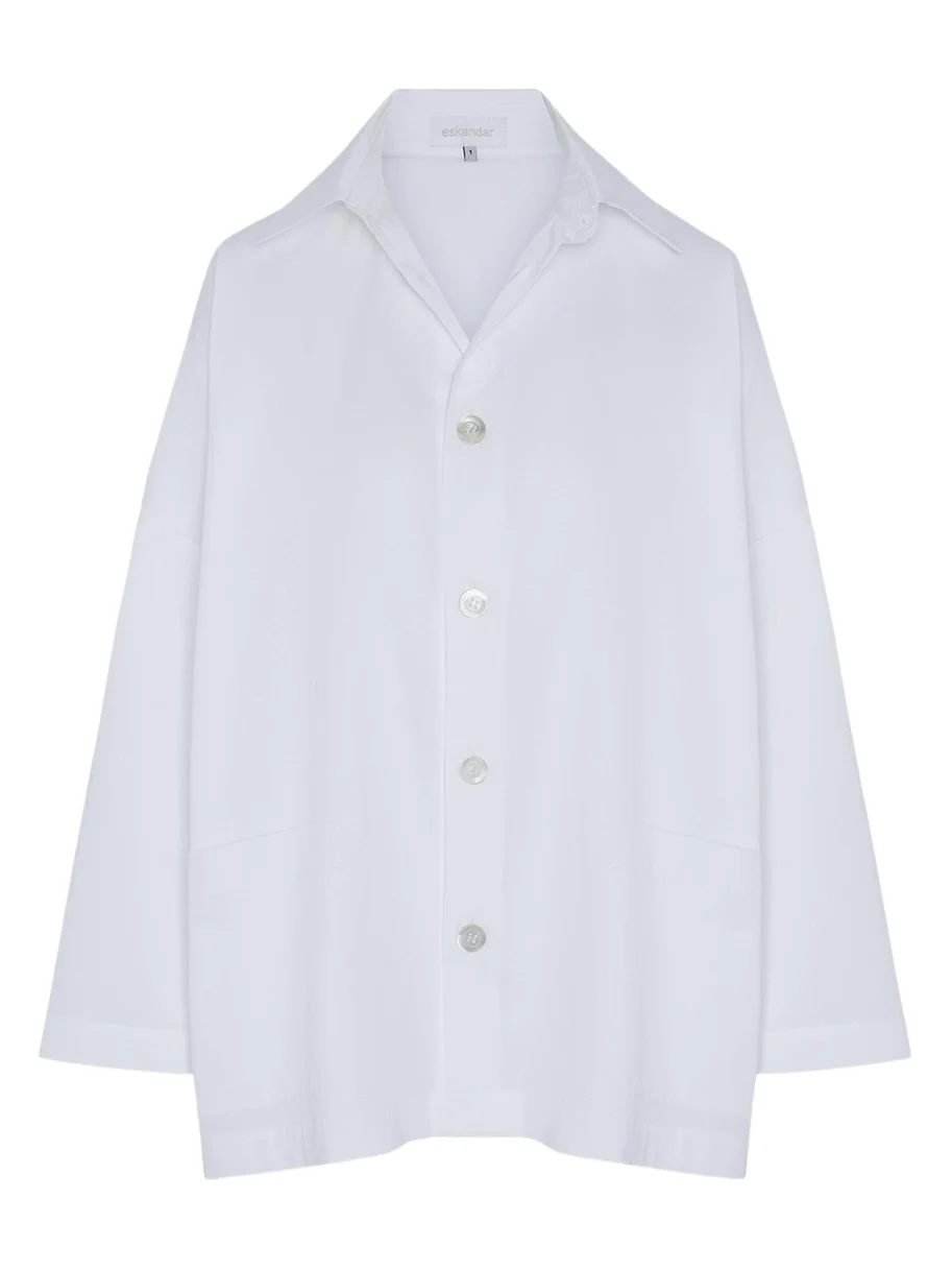 Wide Button-Down Shirt Wide Button-Down Shirt