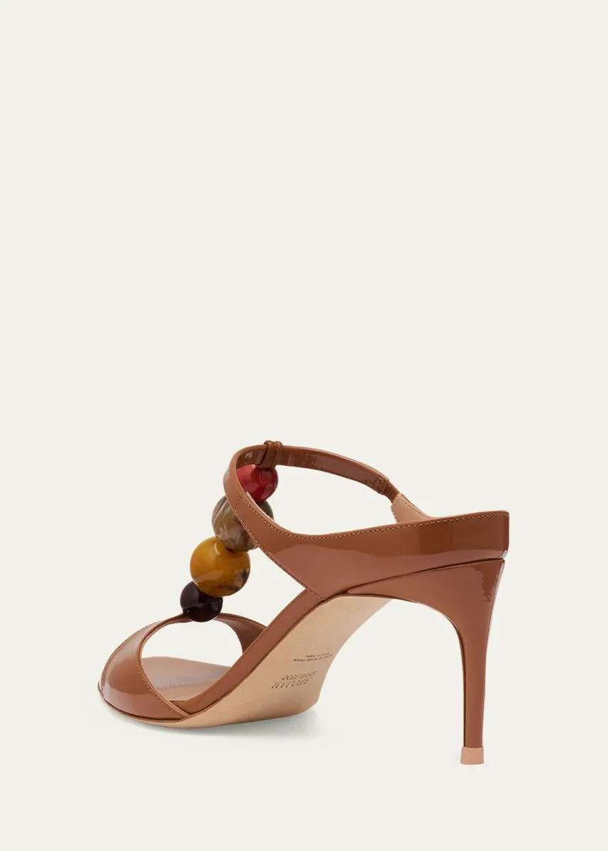 Malone Souliers 70mm Lena Resin Patent Leather Mules | Thumbnail 3 Malone Souliers 70mm Lena Resin Patent Leather Mules | Thumbnail 3