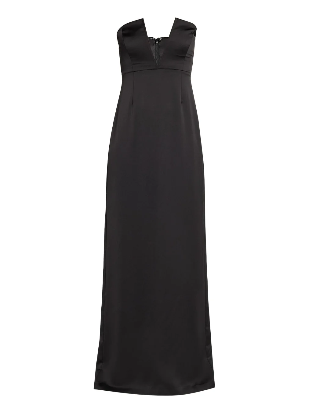 Raquel Strapless Plunging Column Gown Raquel Strapless Plunging Column Gown