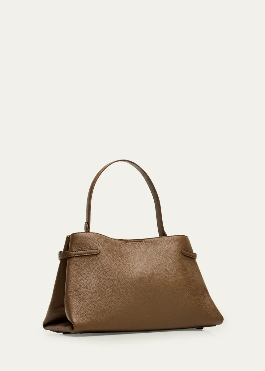 Brunello Cucinelli Essence Grain Leather Top-Handle Bag | Thumbnail 3 Brunello Cucinelli Essence Grain Leather Top-Handle Bag | Thumbnail 3