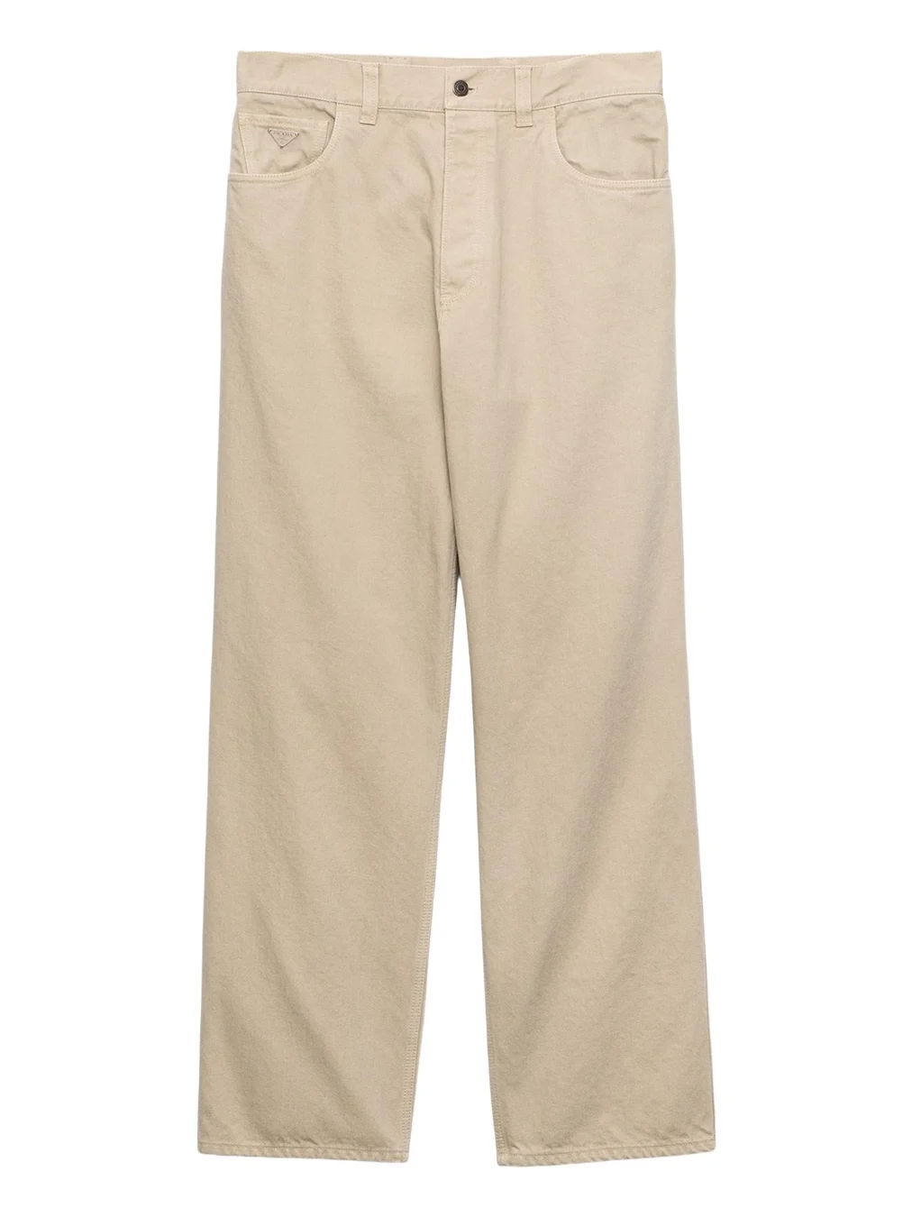Prada Men's Wide Leg Denim Five-Pocket Pants