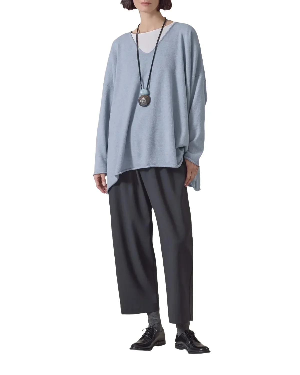 A-Line V-Neck Sweater - Long Length A-Line V-Neck Sweater - Long Length