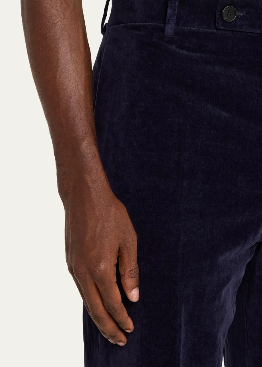 Jil Sander Cotton-Linen Velvet Trousers | Thumbnail 5