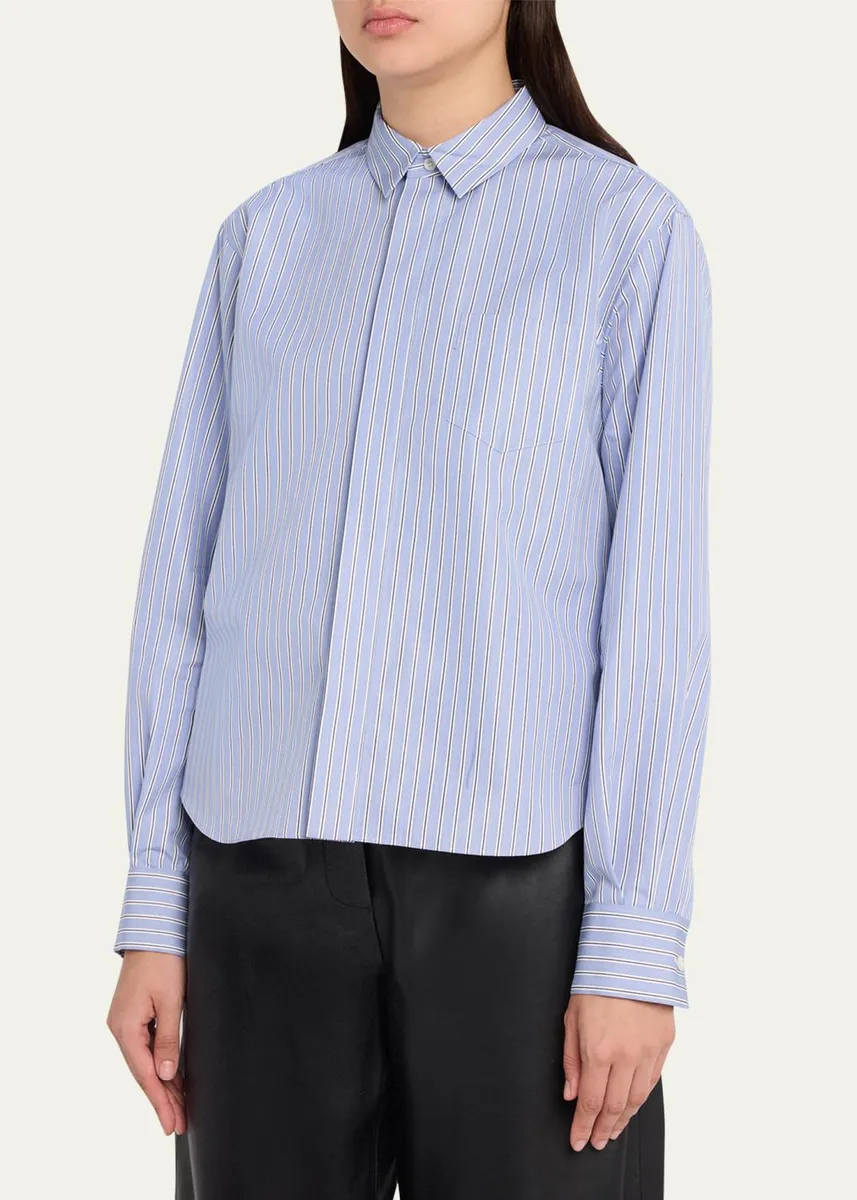 Sacai Cotton Poplin Shirt | Thumbnail 4 Sacai Cotton Poplin Shirt | Thumbnail 4