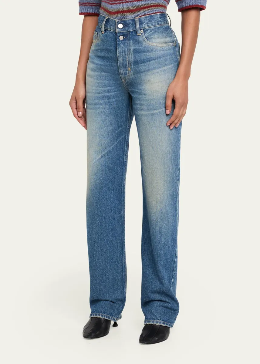 Proenza Schouler Tabetha High-Waisted Straight Jeans | Thumbnail 4 Proenza Schouler Tabetha High-Waisted Straight Jeans | Thumbnail 4